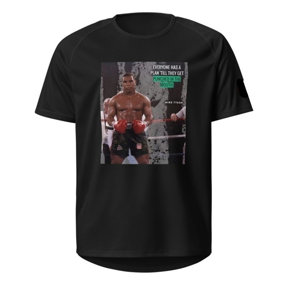 Camiseta De Boxeo Con Mike Tyson